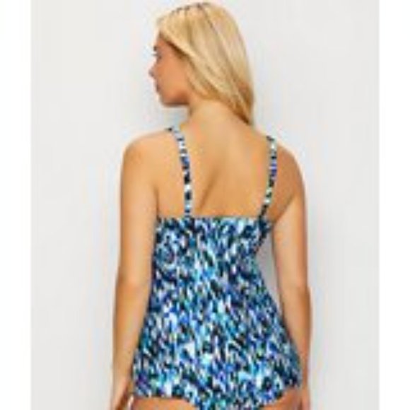 Miraclesuit Caspiana Surplice Tankini Top NEW - Picture 3 of 3